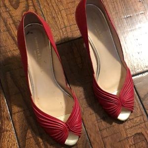 Loeffler Randall open toe shoes made in Italy